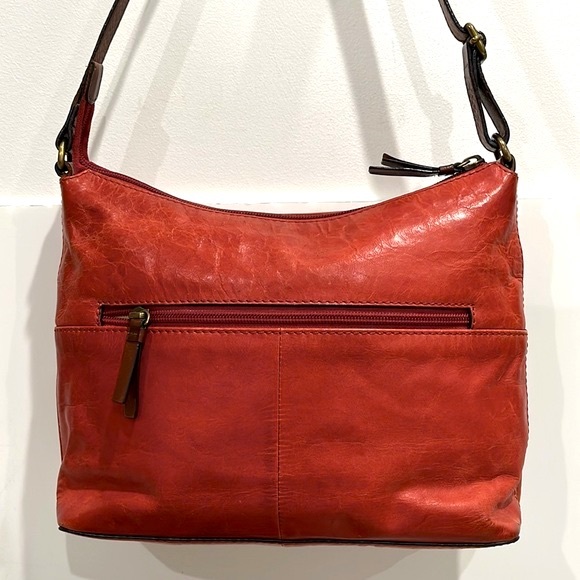 COLORADO USA. Genuine Leather, Shoulder Bag in Terracotta Colour - Picture 4 of 7